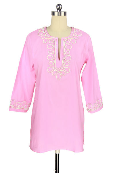 Embroidered 100% Voile Tunic