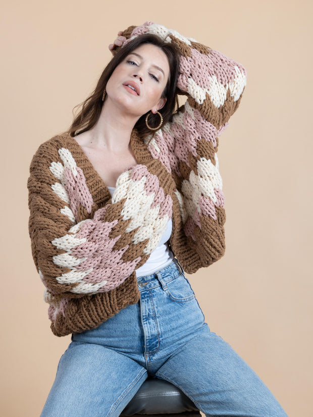 Camila Cropped Knitted Cardigan