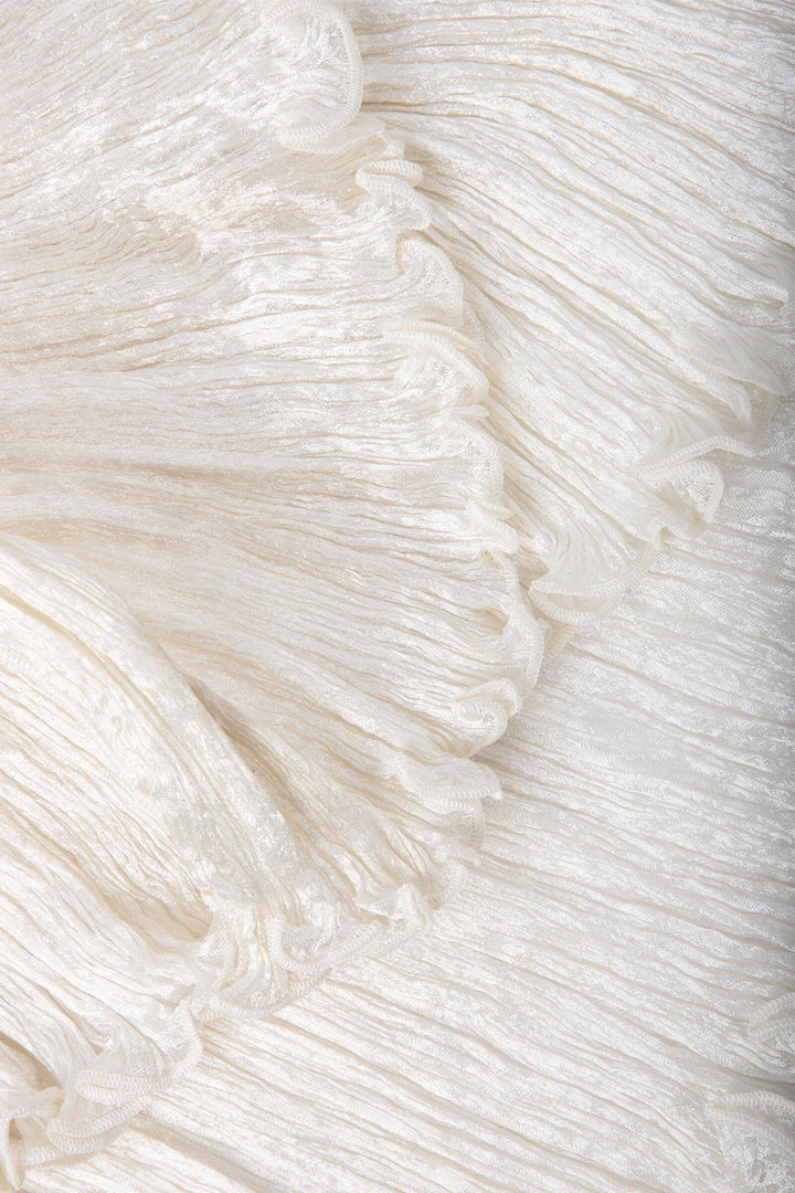 Crinkled Silk Scarf