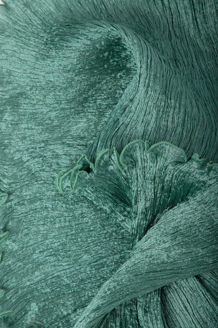 Crinkled Silk Scarf