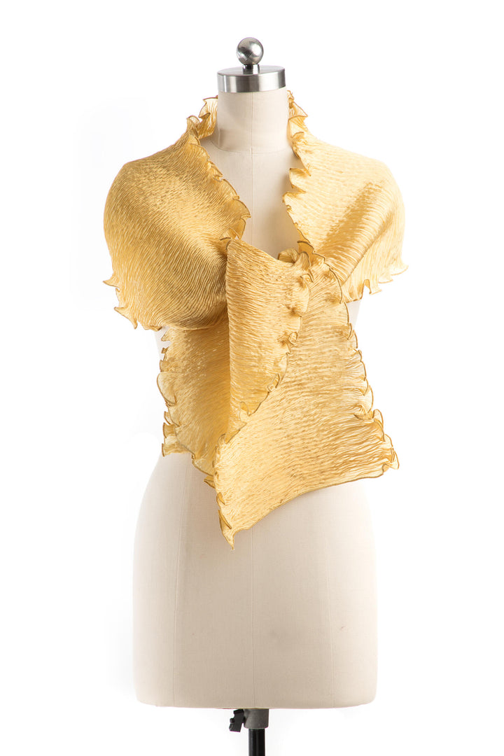Crinkled Silk Scarf