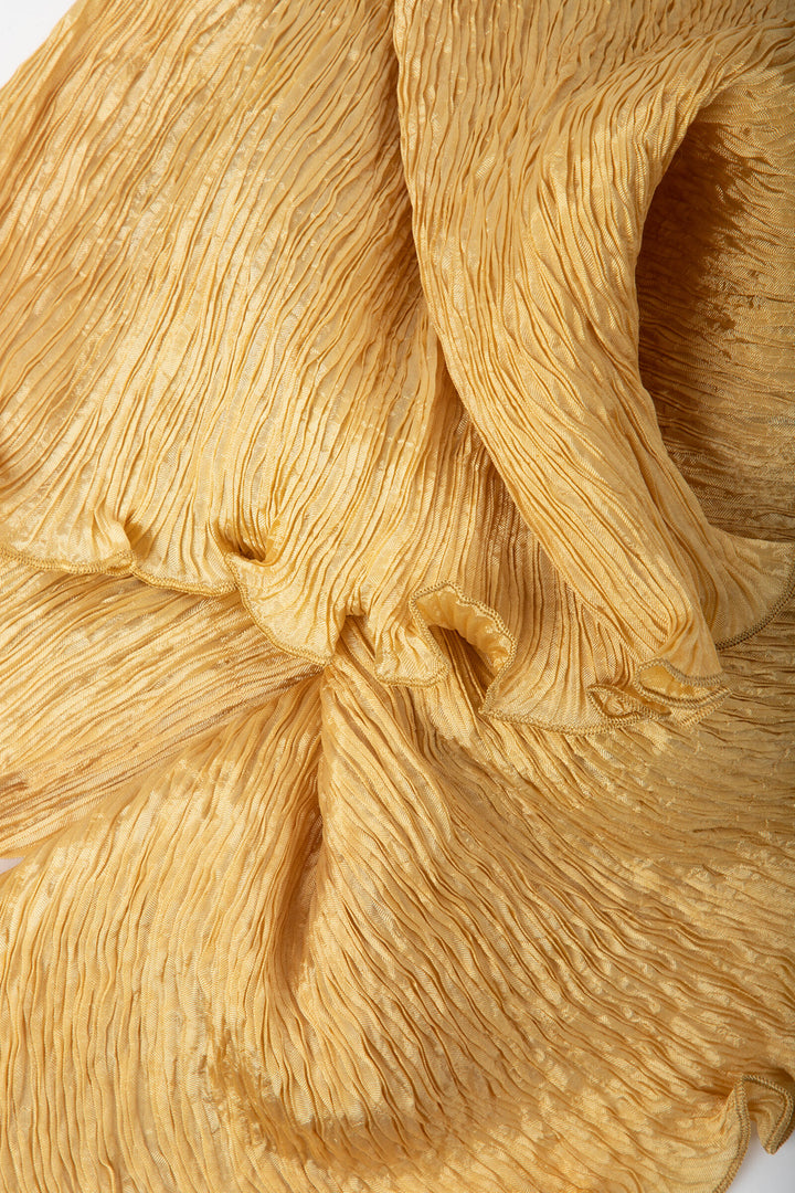 Crinkled Silk Scarf