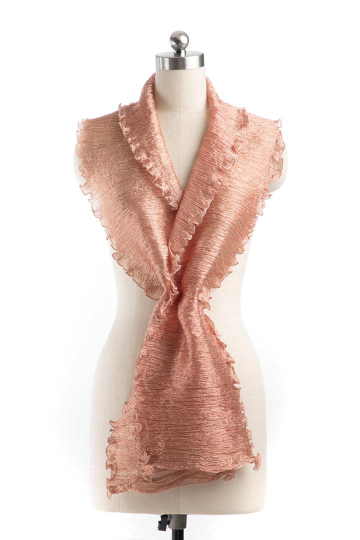 Crinkled Silk Scarf