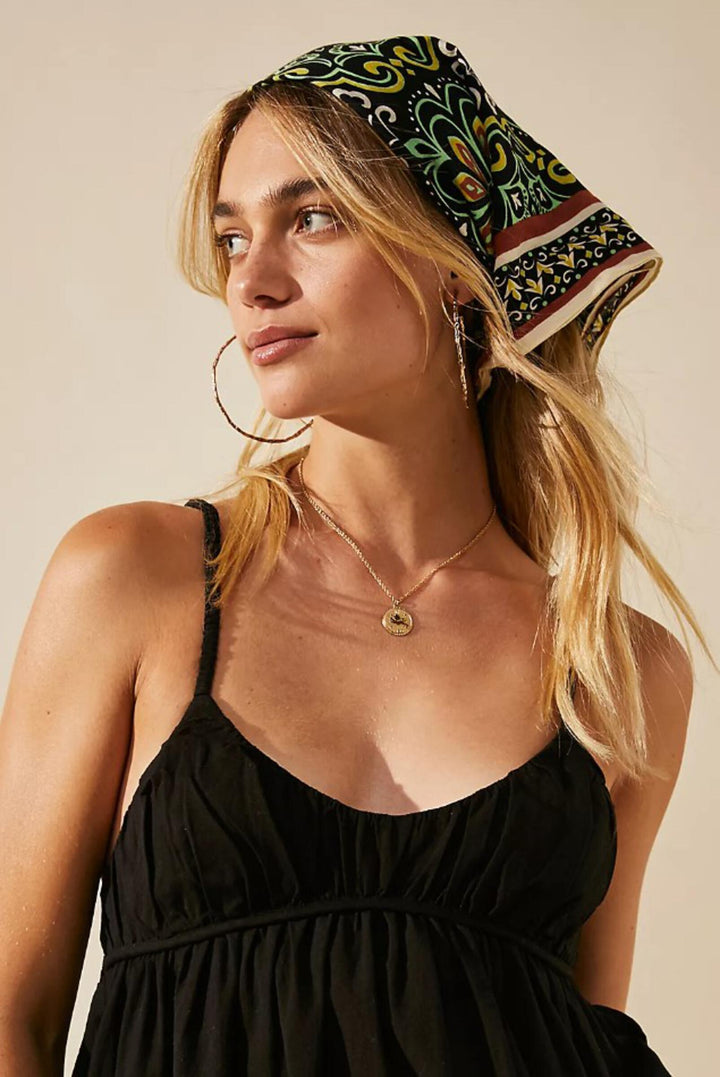 Mod Mosaic Flower Tile Bandana