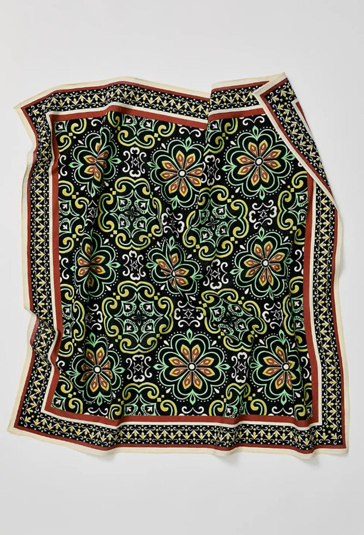 Mod Mosaic Flower Tile Bandana