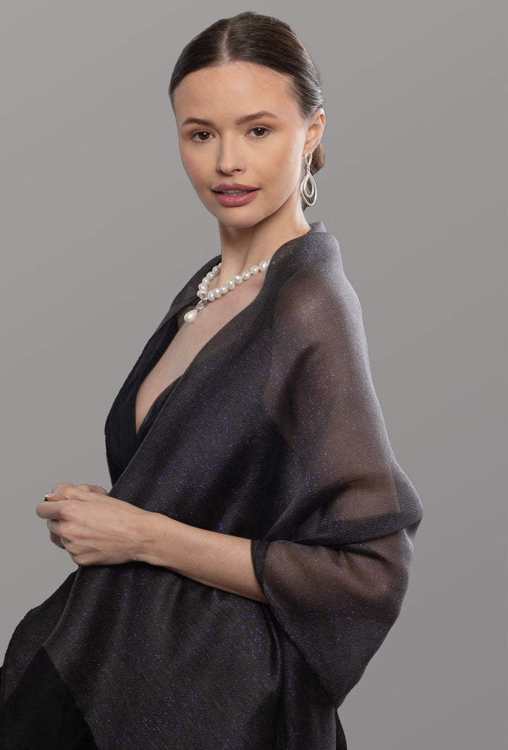 Sparkle Sheer Social Wrap Scarf
