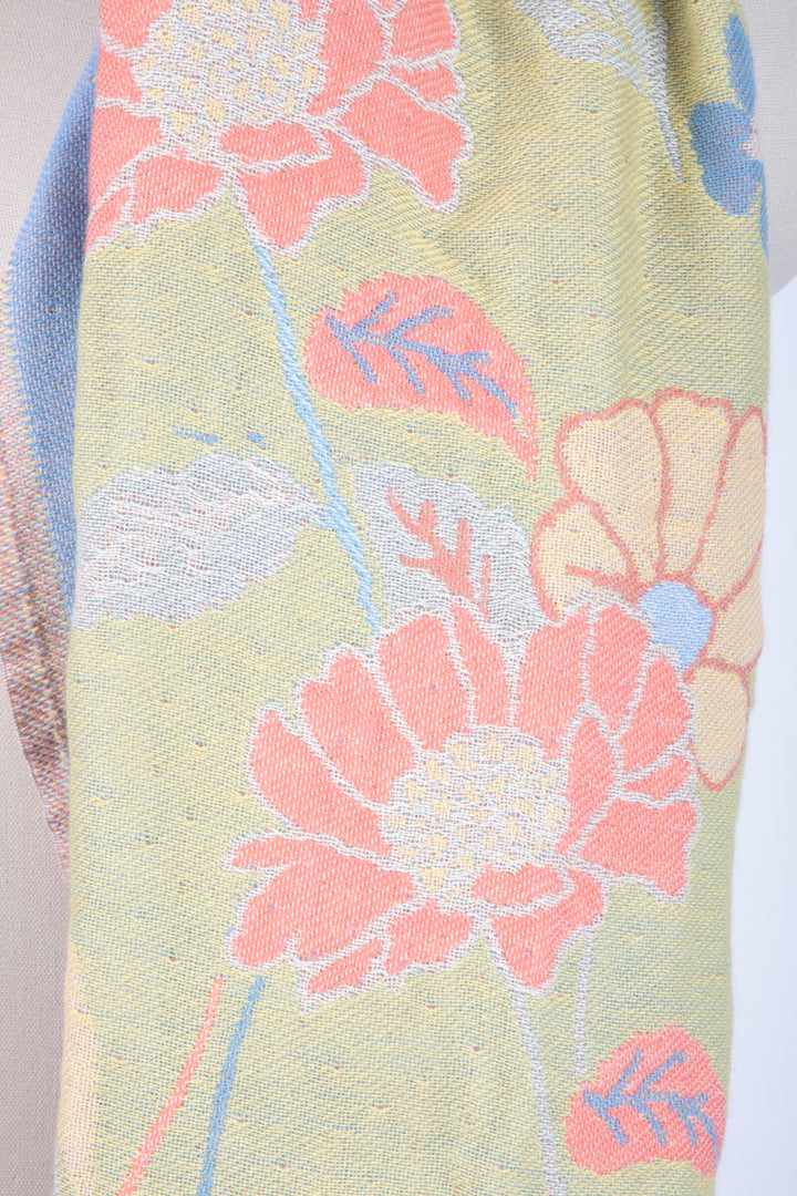 Fiore Pastel Reversible Scarf
