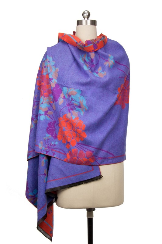 Reversible Praachy Bright Floral Scarf