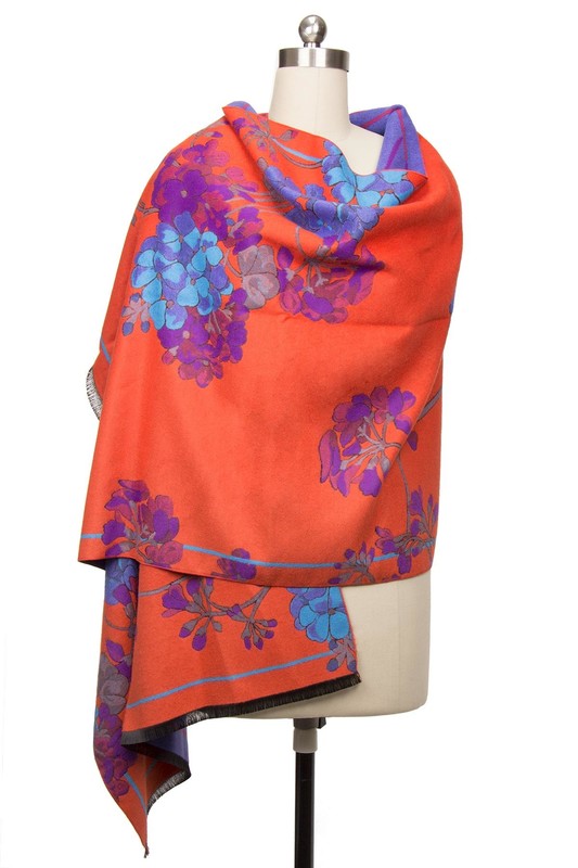 Reversible Praachy Bright Floral Scarf