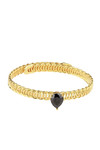Teardrop Stone Bangle Bracelet