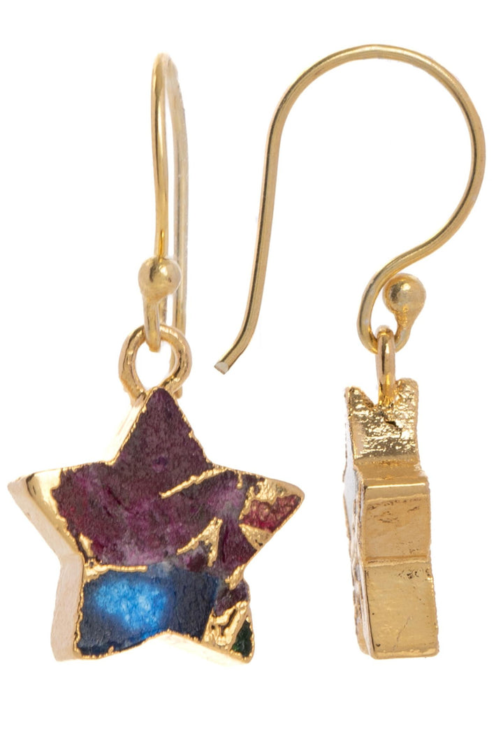 Mojave Mini Star Earring and Necklace Set