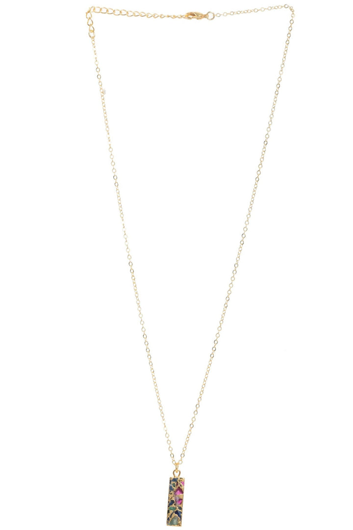Mojave Mini Rectangle Earring and Necklace Set