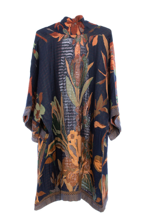 Floral Kimono Cotton Jacket for Fall
