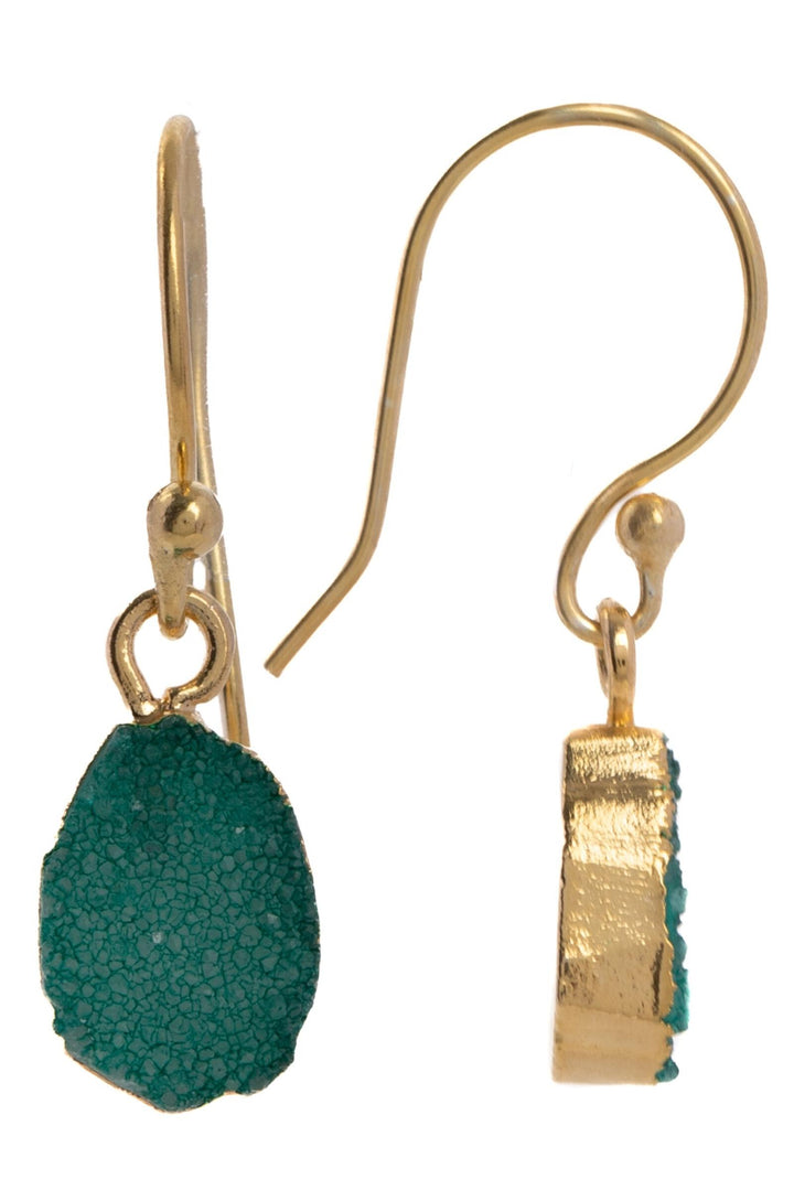 Mini Druzy Earring and Necklace Set