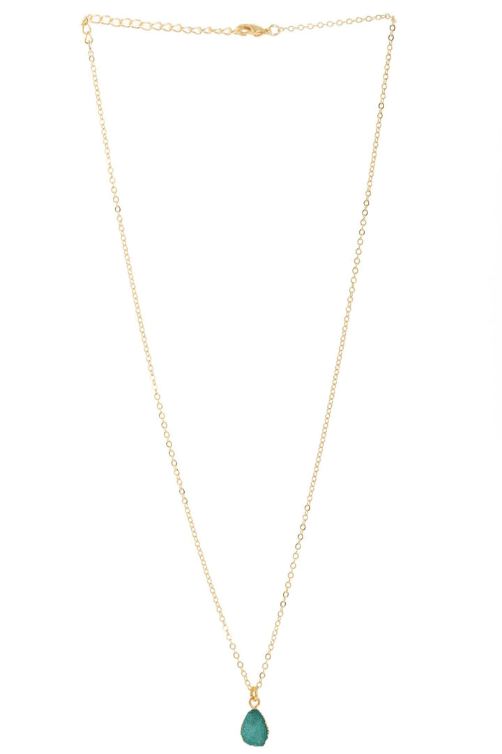 Mini Druzy Earring and Necklace Set