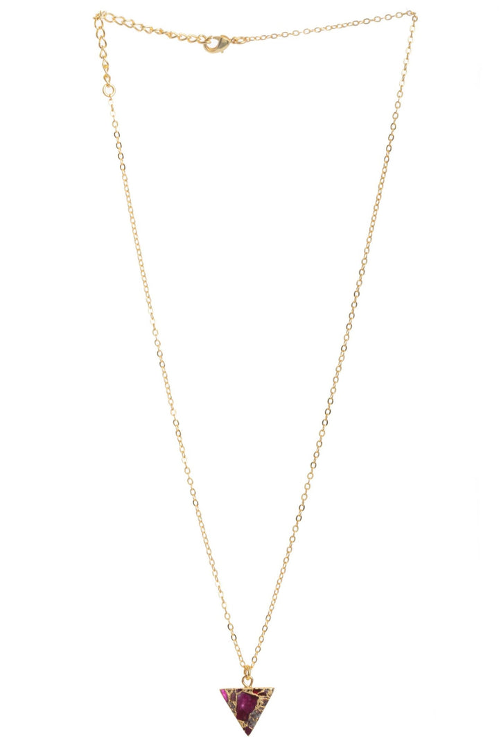 Mojave Mini Triangle Earring and Necklace Set