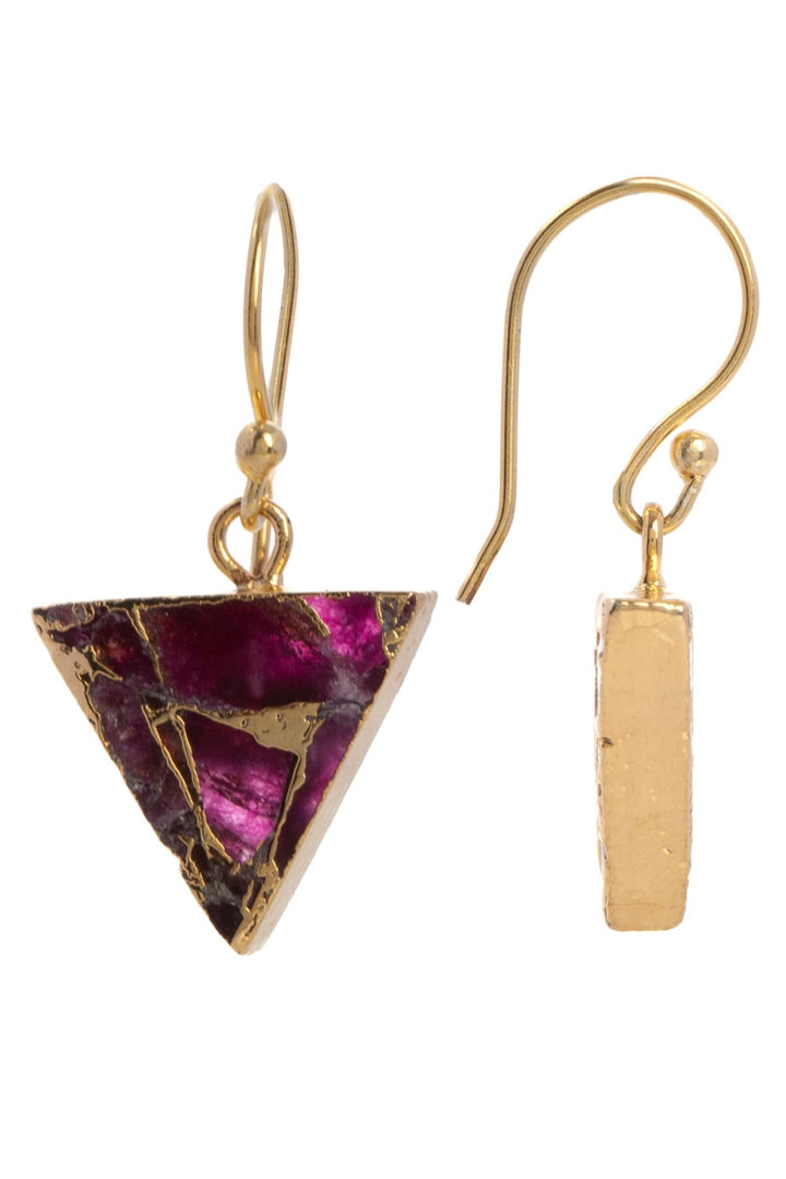 Mojave Mini Triangle Earring and Necklace Set