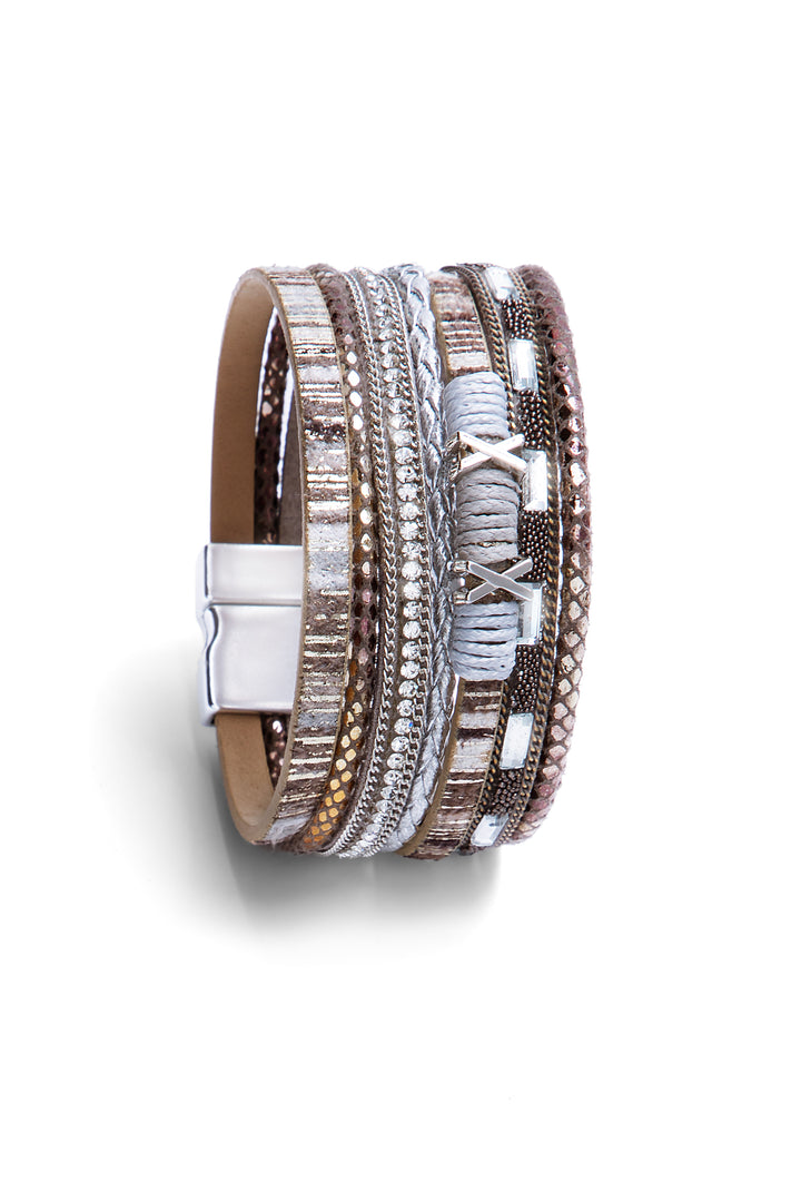 Sweet Sands Multi Strand Leather Bracelet