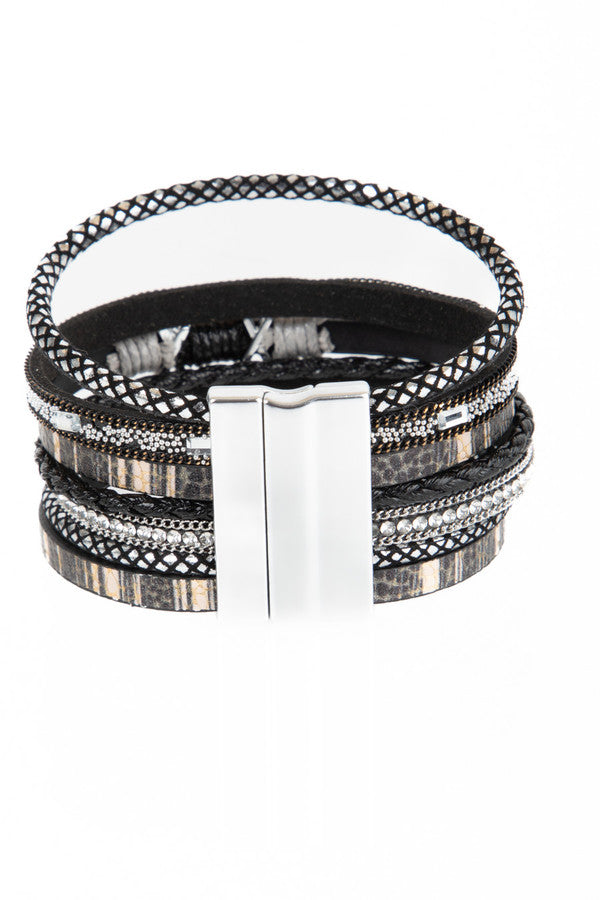 Sweet Sands Multi Strand Leather Bracelet