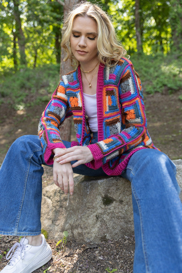 Marrakesh Crochet Short Jacket