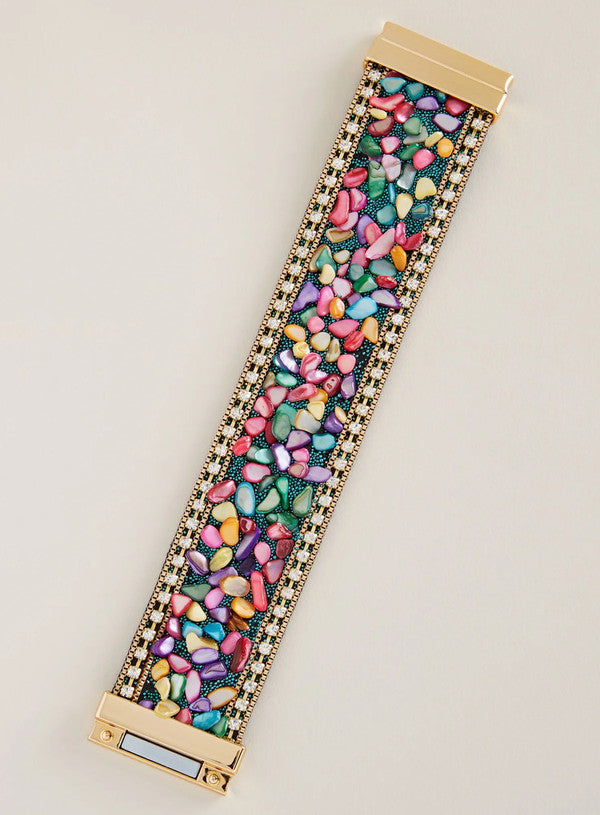 Gravel Beaded Bracelet