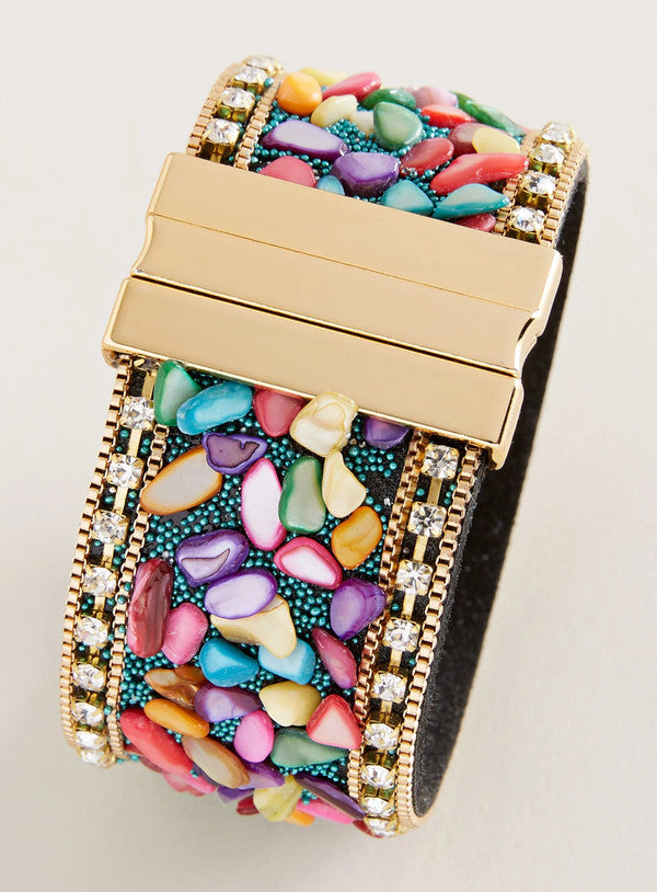 Gravel Beaded Bracelet