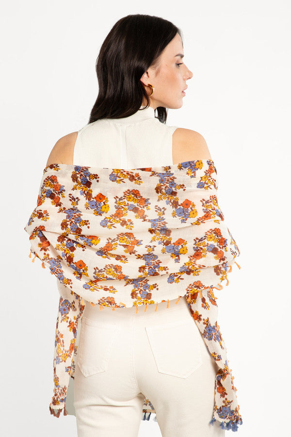 Atalia Multi Floral Scarf