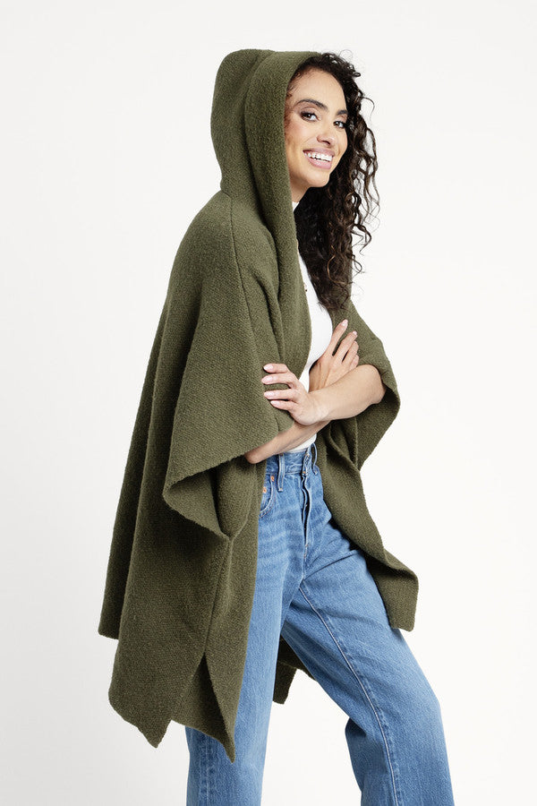 Oversized Hooded Kimono
