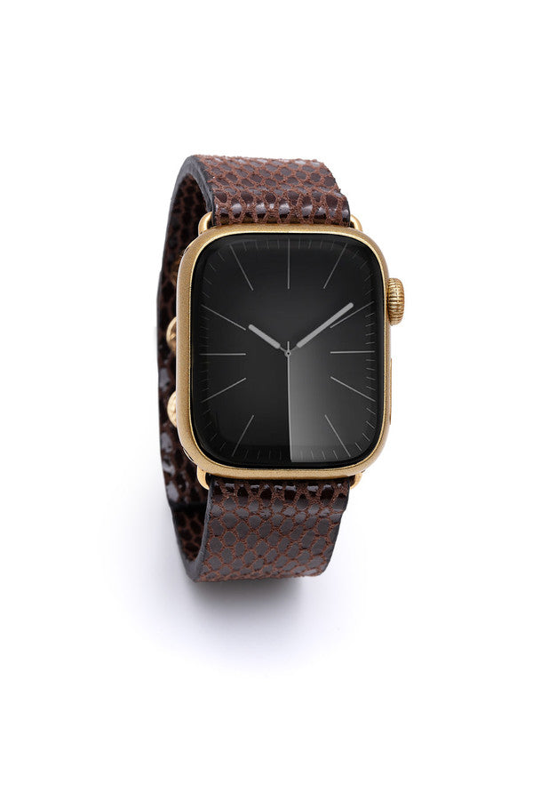 Fish Scale Leather Apple Watch Band