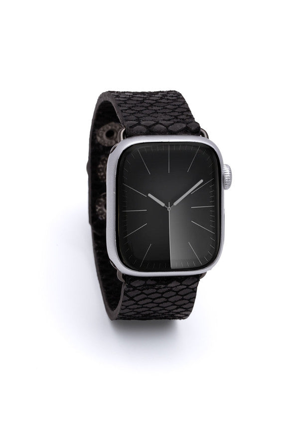 Fish Scale Leather Apple Watch Band