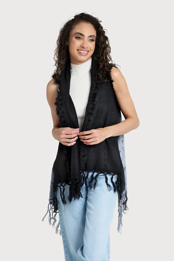 Fur Fringed Vest