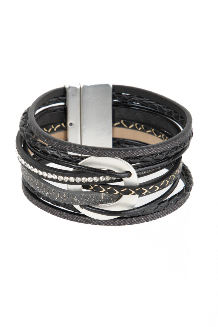 Leather Orbital Bracelet