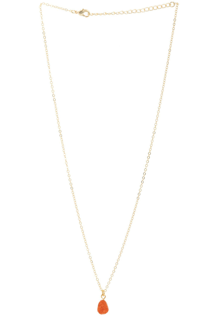Mini Druzy Earring and Necklace Set
