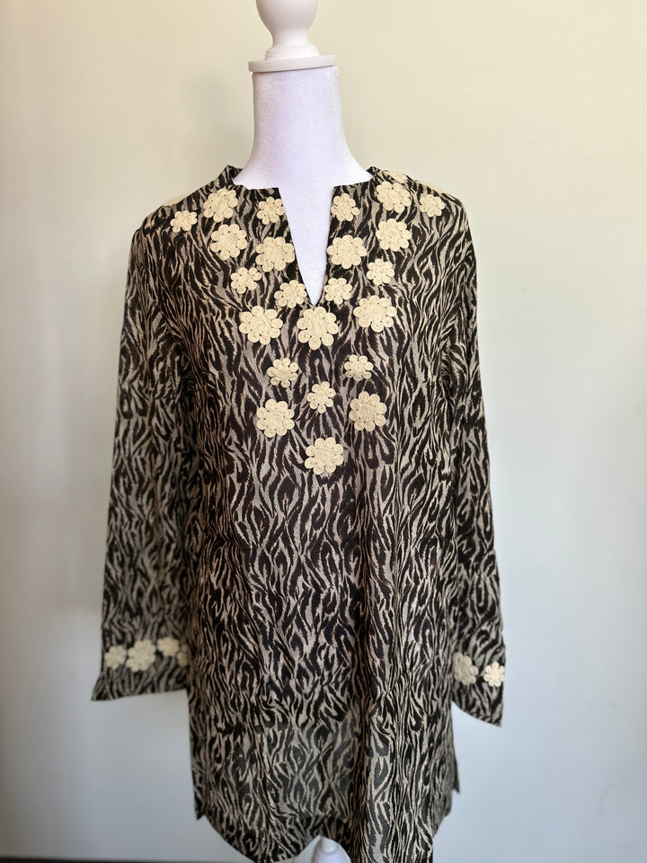 Floral Motif Designer Long Tunic