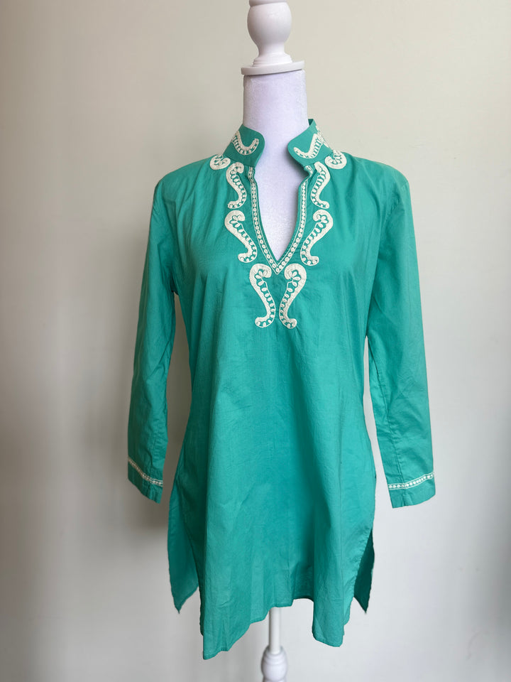 Saachi Tunic Embroidered Boho Top