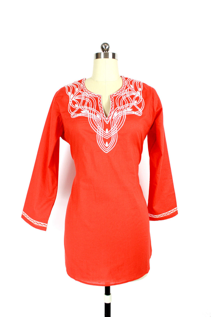 Trendy Short Cotton Tunic