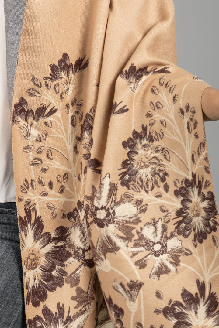 Reversible Wildflower Scarf