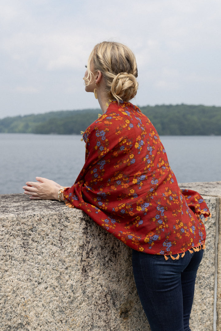 Atalia Multi Floral Scarf