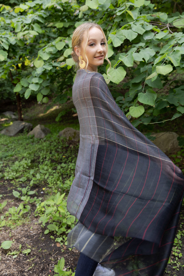 Vora Striped Scarf