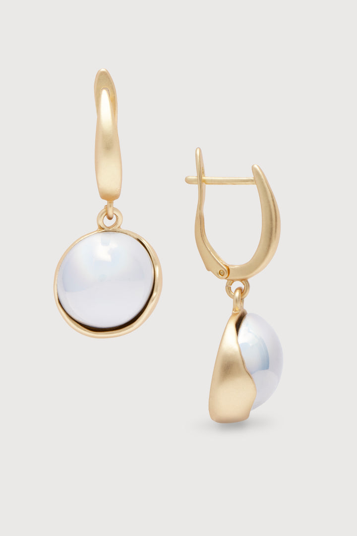 Colored Orb Dangle Earrings