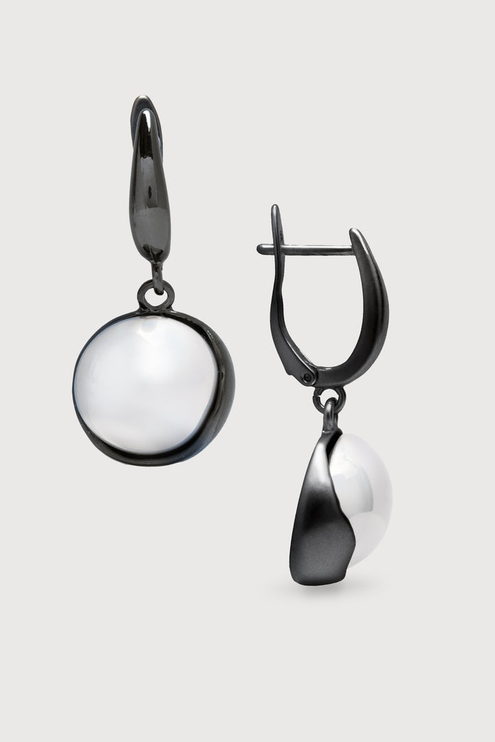 Colored Orb Dangle Earrings