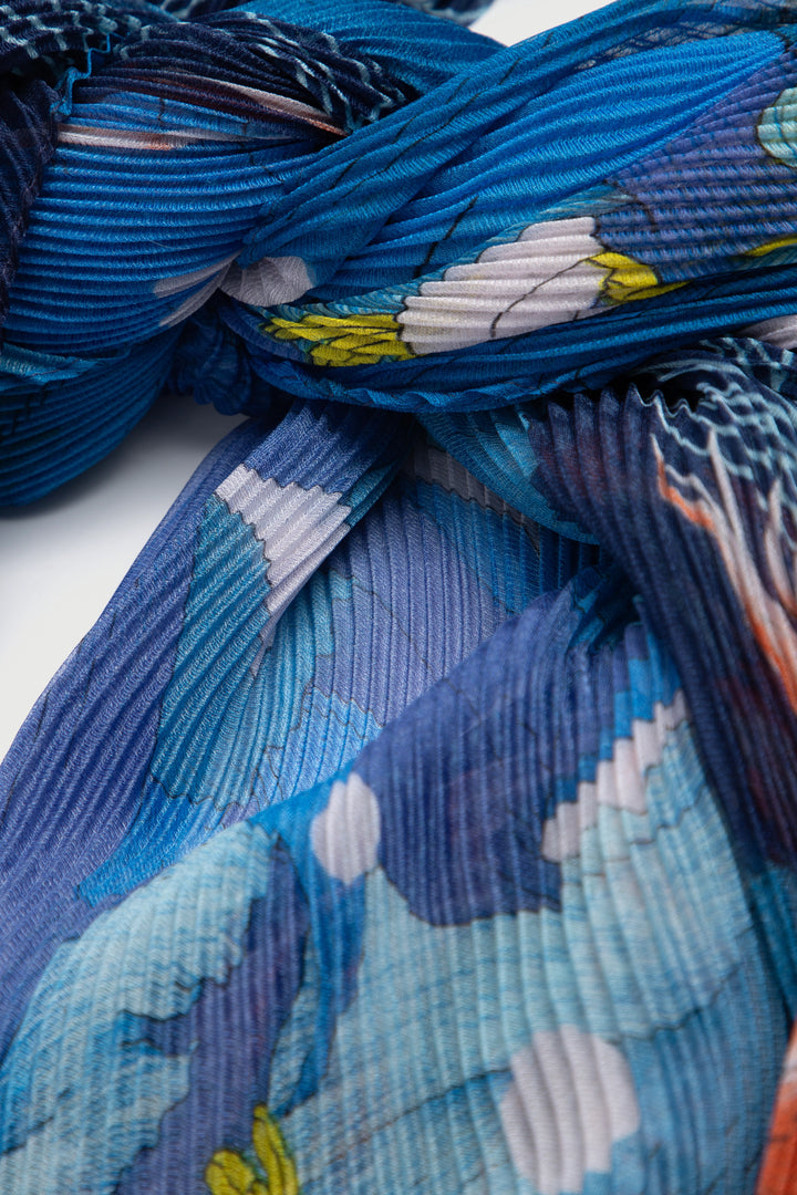Pleated Koi Pond Scarf