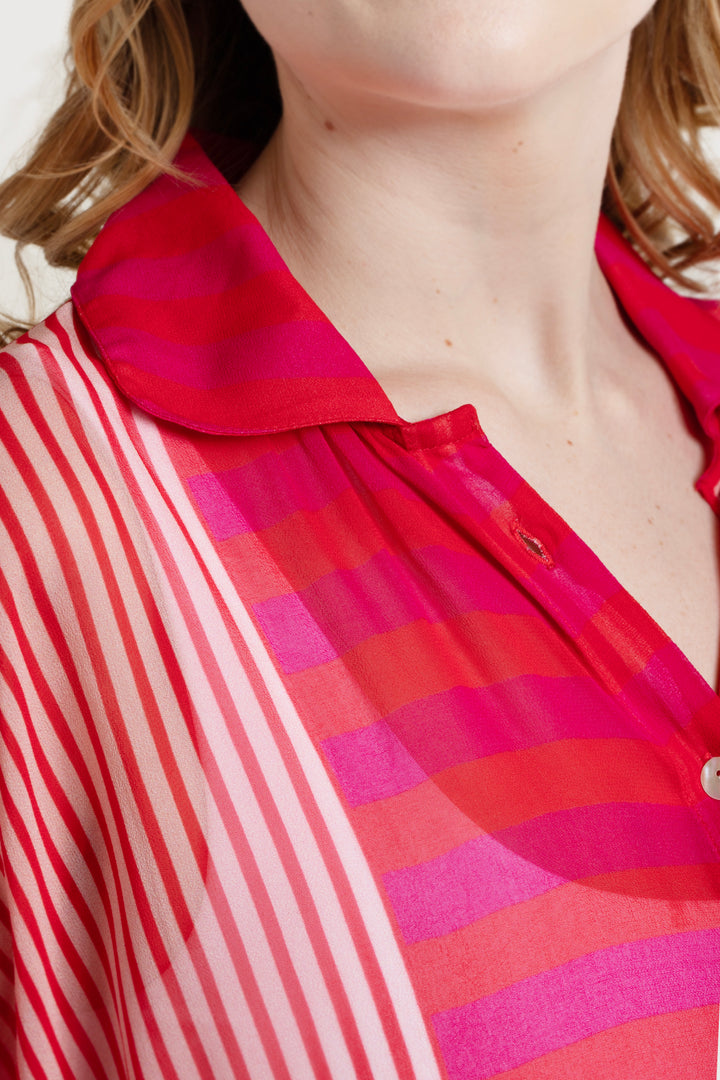 Oversized Striped Shirt