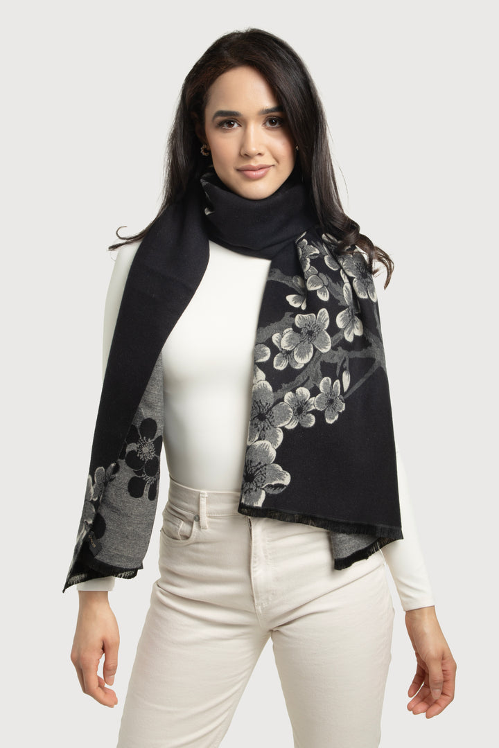 Reversible Cluster Garden Scarf