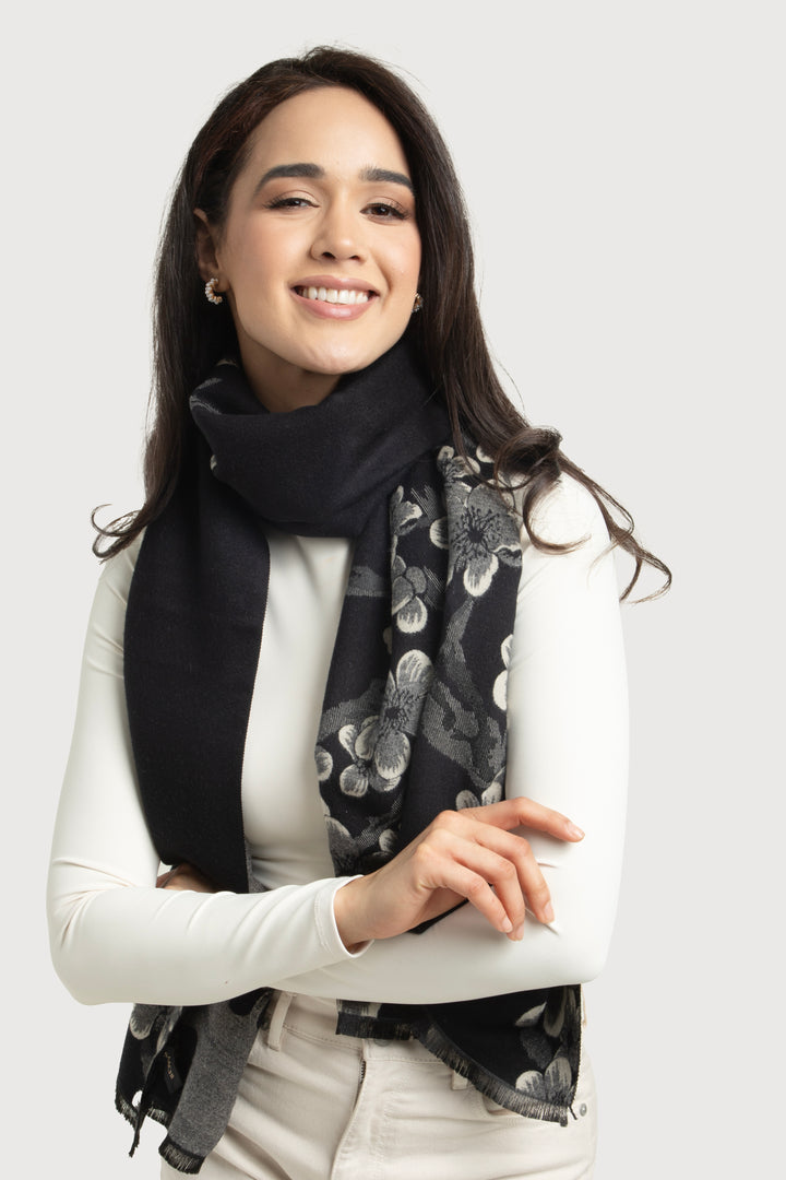 Reversible Cluster Garden Scarf