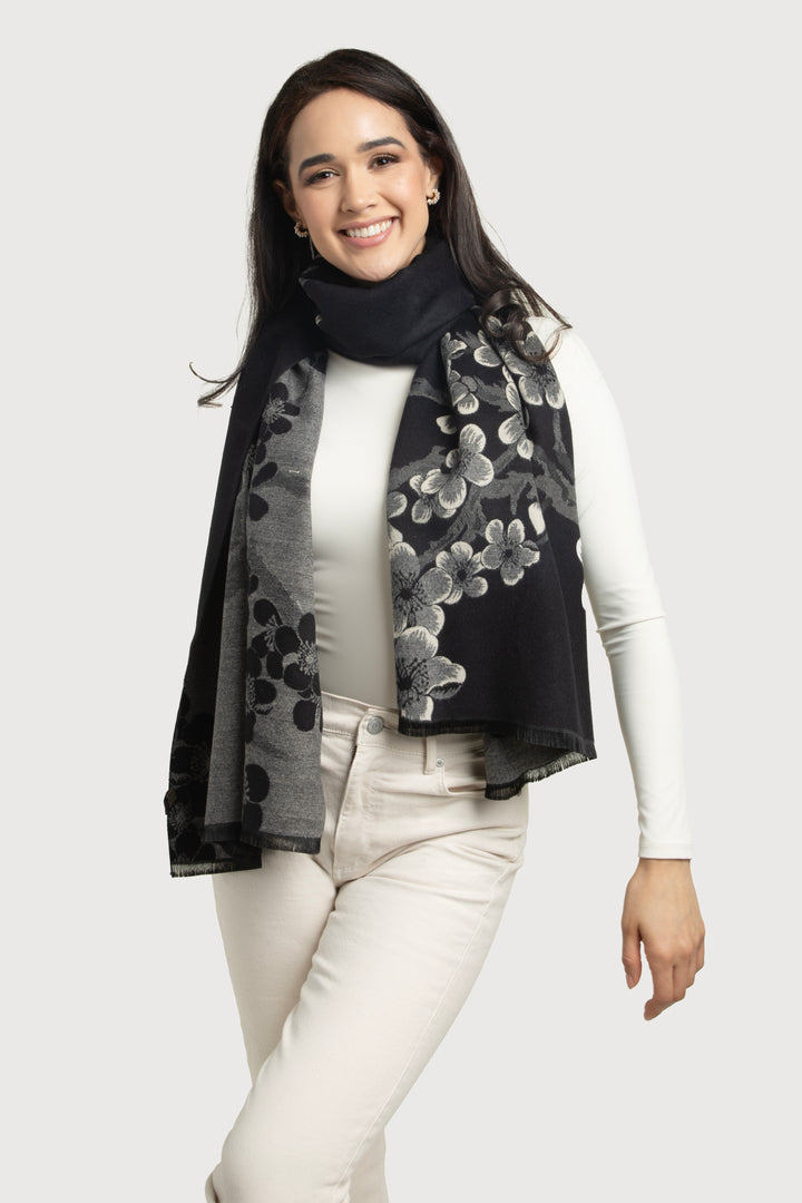 Reversible Cluster Garden Scarf
