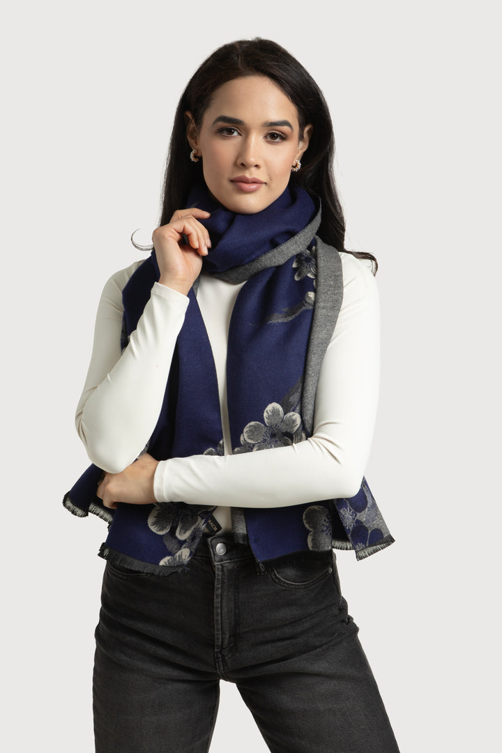 Reversible Cluster Garden Scarf