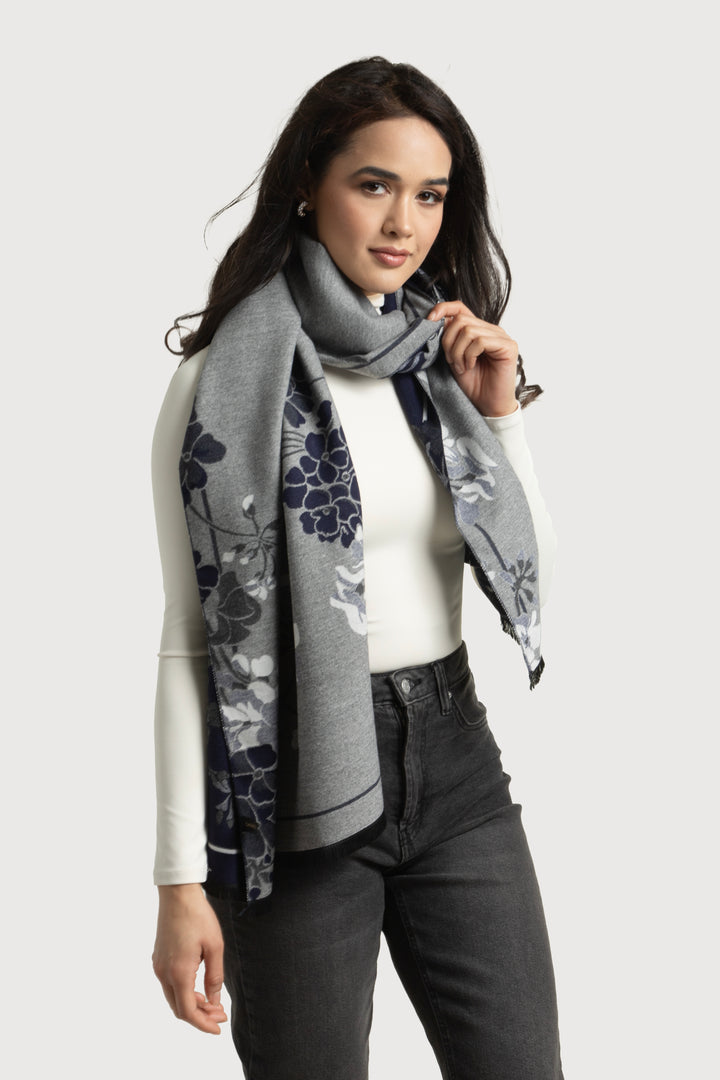 Reversible Cluster Garden Scarf