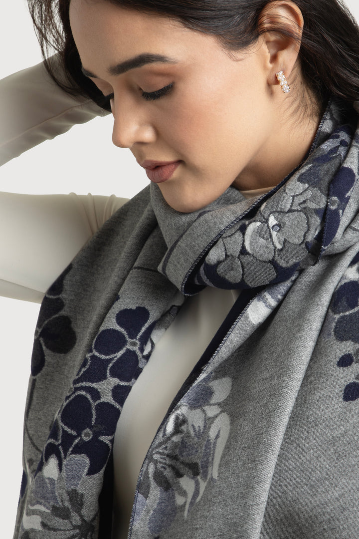 Reversible Cluster Garden Scarf