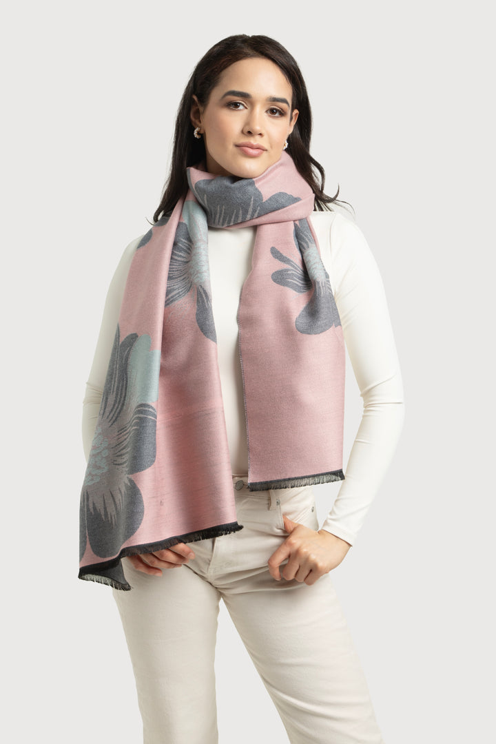 Reversible Floral Scarf